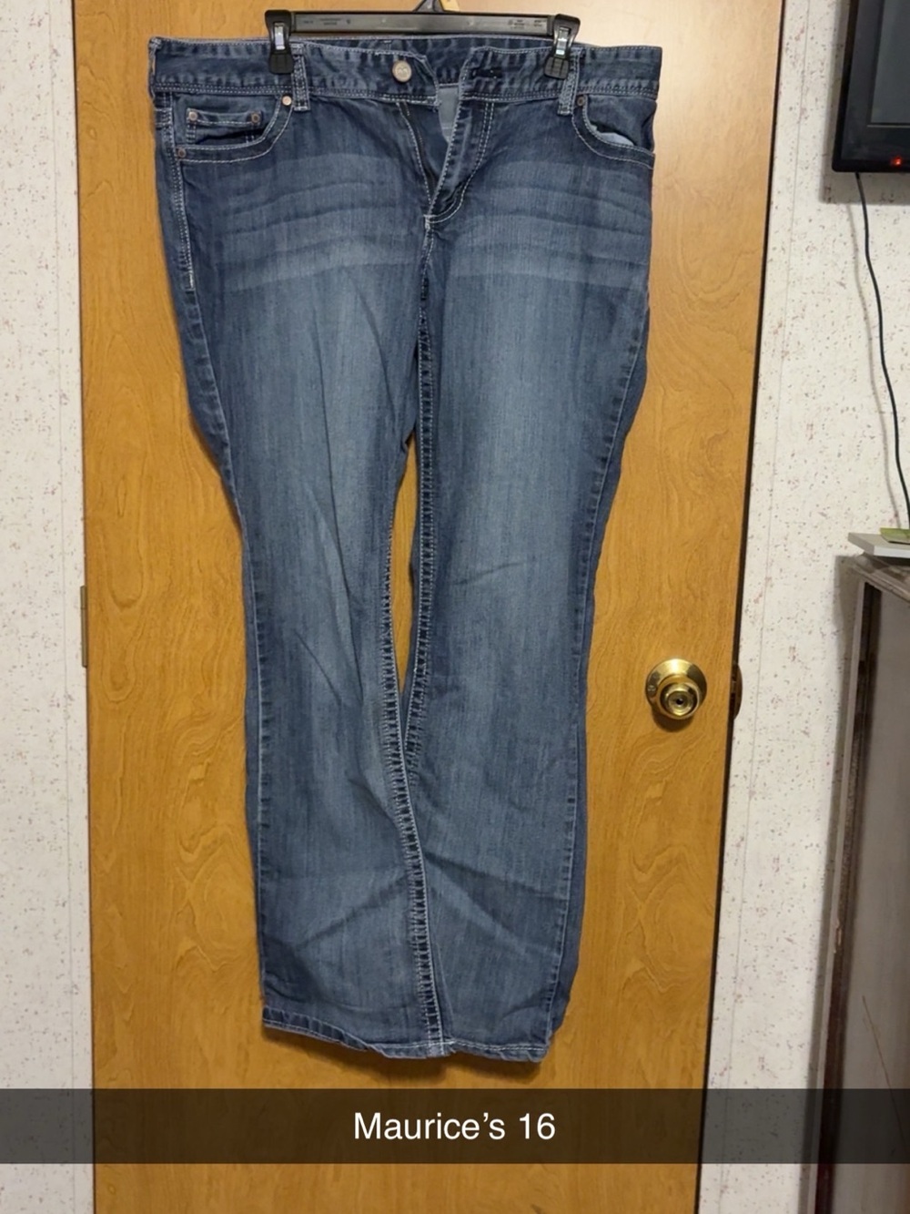 Maurices Blue Straight-Leg Jeans